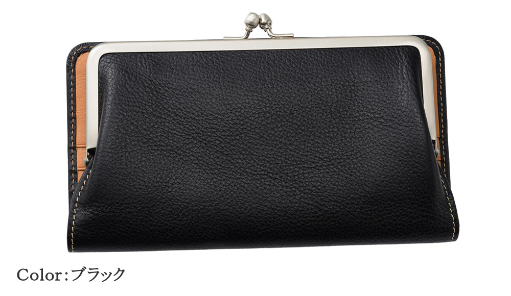 ノイジャパン限定商品【ヘレナ】がま口長財布□アリゾナレザー
