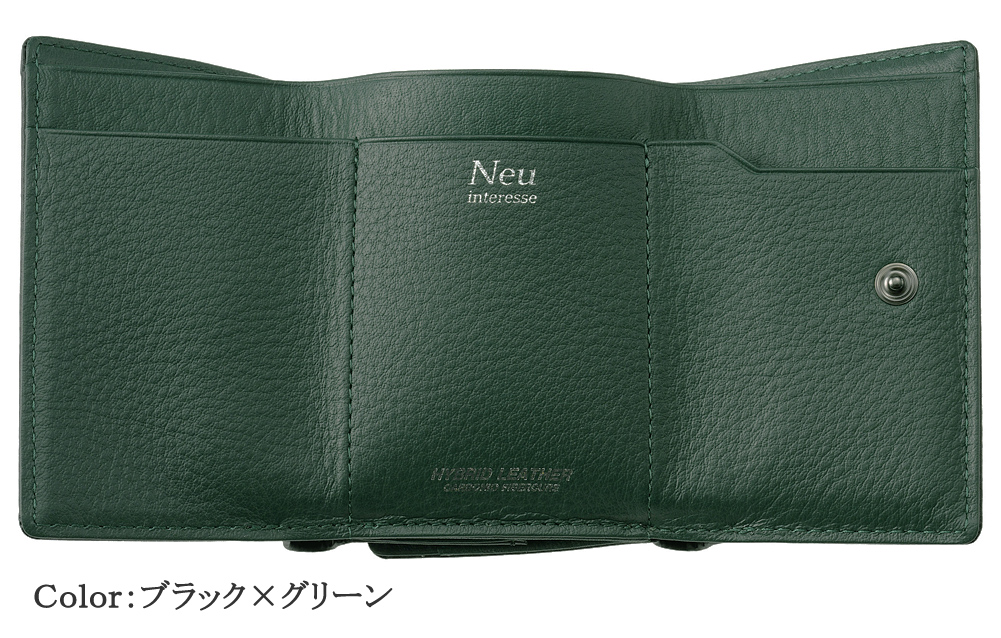 【ノイインテレッセ】コンパクト三つ折り財布■シャッテン 2.0