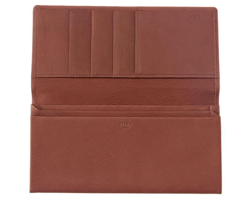 【キプリス】長財布(風琴マチ束入・小銭入れなし)■レーニアカーフ