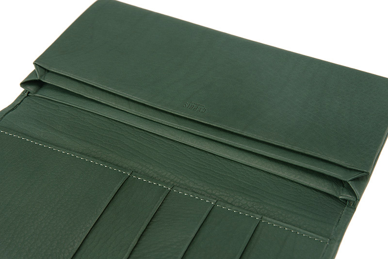 【キプリス】長財布(風琴マチ束入・小銭入れなし)■レーニアカーフ