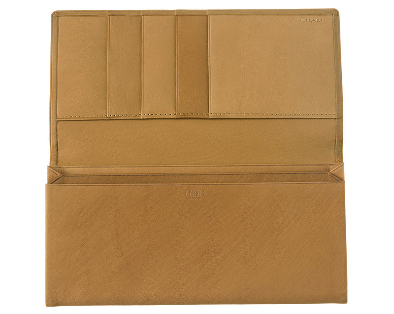キプリス】長財布(風琴マチ束入・小銭入れなし)□レーニアカーフ