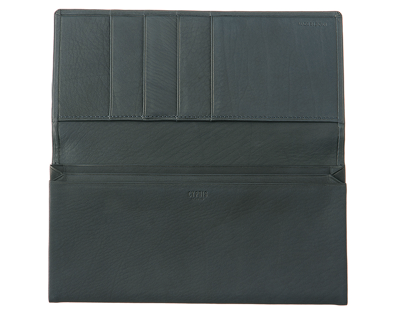 【キプリス】長財布(風琴マチ束入・小銭入れなし)■レーニアカーフ