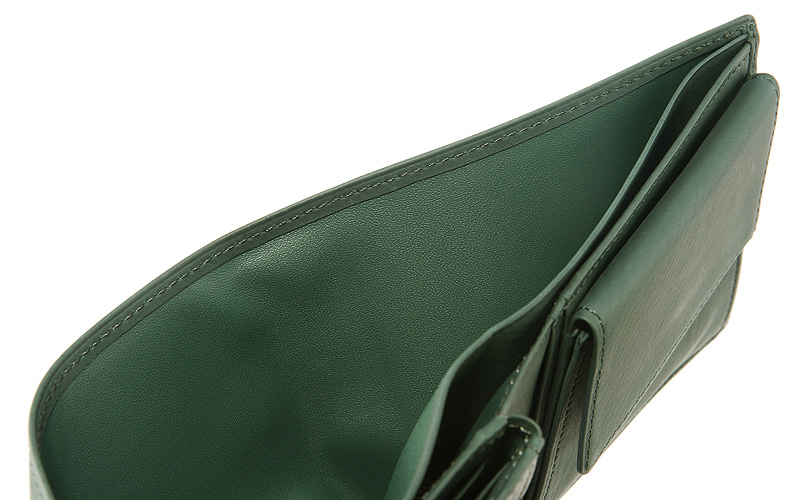 【キプリス】二つ折り財布(ベロ・小銭入れ付き札入)■レーニアカーフ