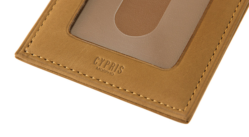 【キプリス】ＩＣカード対応パス入れ(2面)■レーニアカーフ