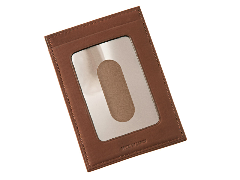 【キプリス】ＩＣカード対応パス入れ(2面)■レーニアカーフ