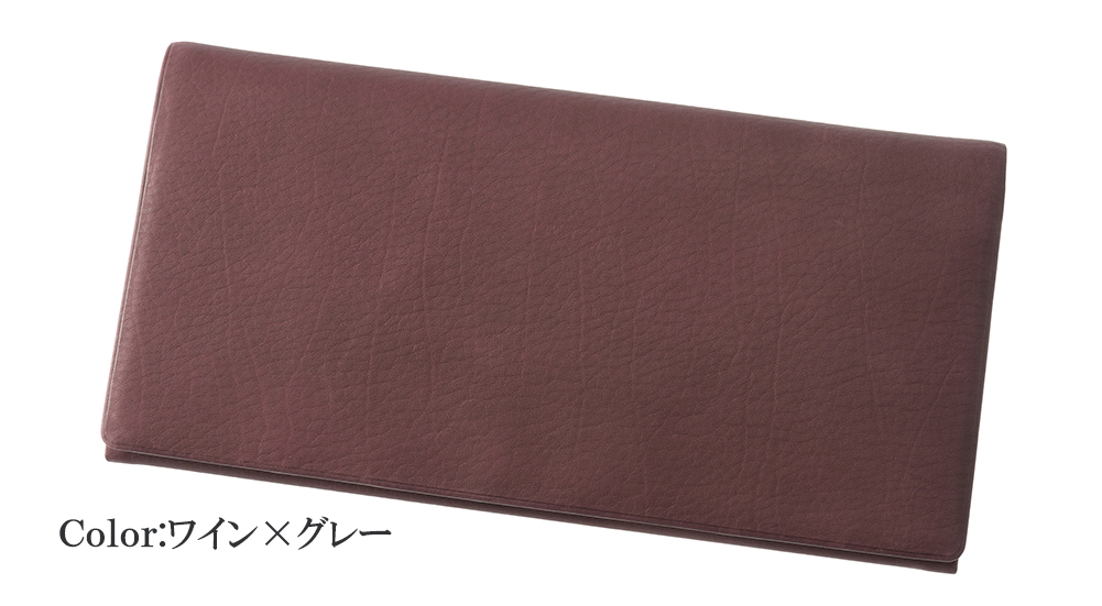 【キプリス】長財布(風琴マチ束入・小銭入れなし)■レーニアカーフ＆セタカーフ
