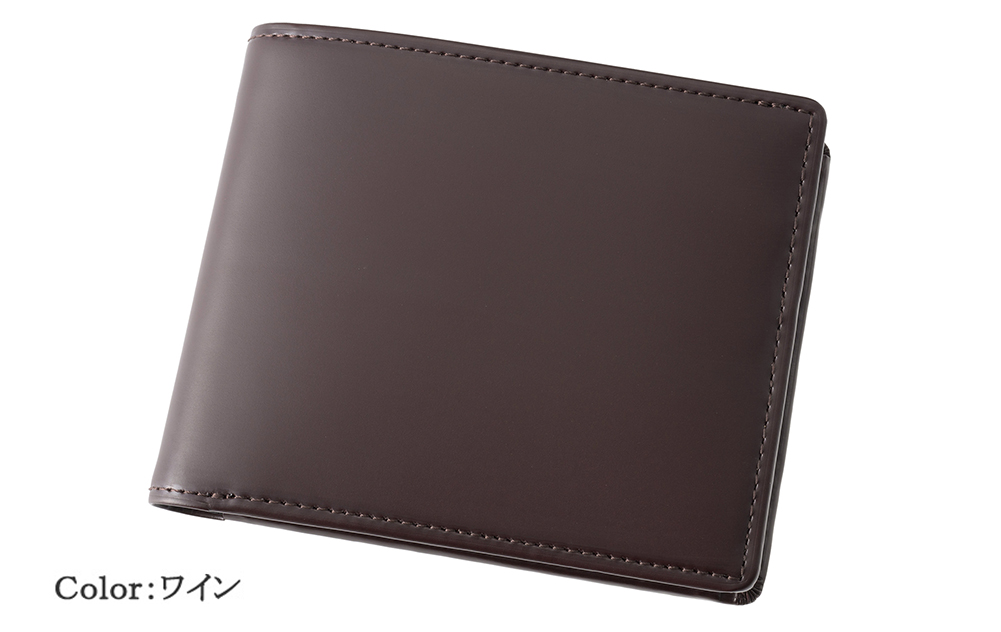 【キプリス】二つ折り財布(小銭入れ付き札入)■リヤードカーフ