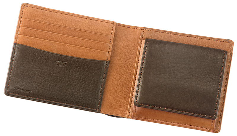 【キプリス】二つ折り財布(ＢＯＸ小銭入れ付き札入)■シルキーキップ