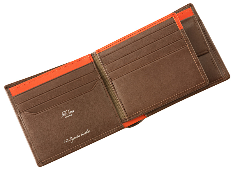 【ヘレナ】二つ折り財布(ベロ・小銭入れ付き札入)■ローレンス