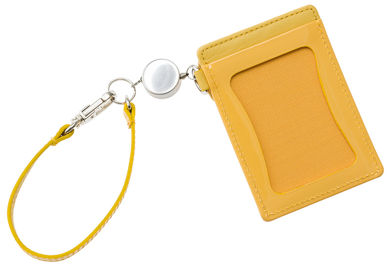 【ヘレナ】リールキー付きパス入れ■ボンボン