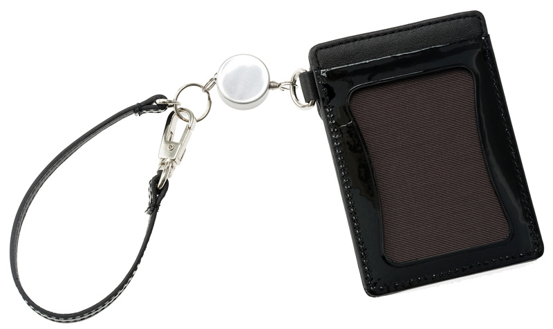 【ヘレナ】リールキー付きパス入れ■ボンボン