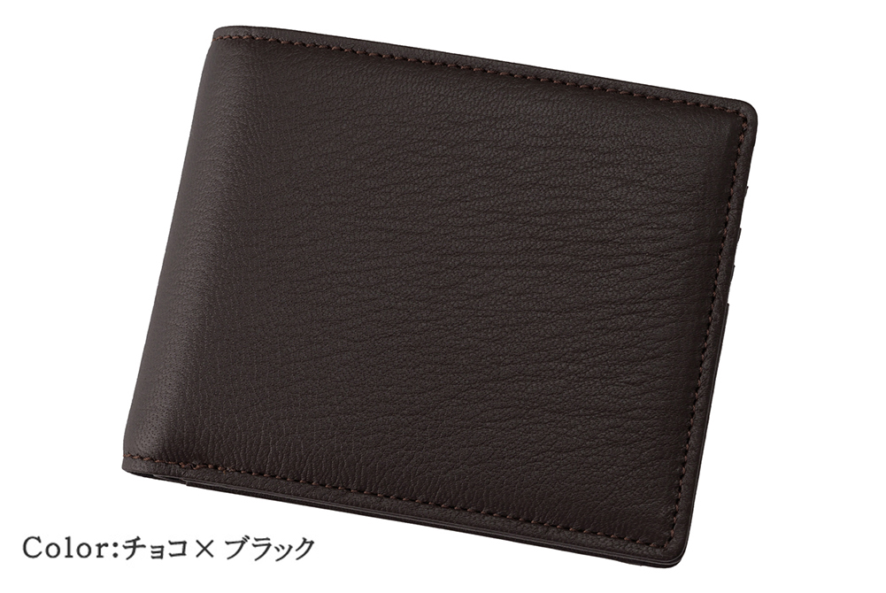 【キプリス】二つ折り財布(小銭入れ付き札入)■ファインディア