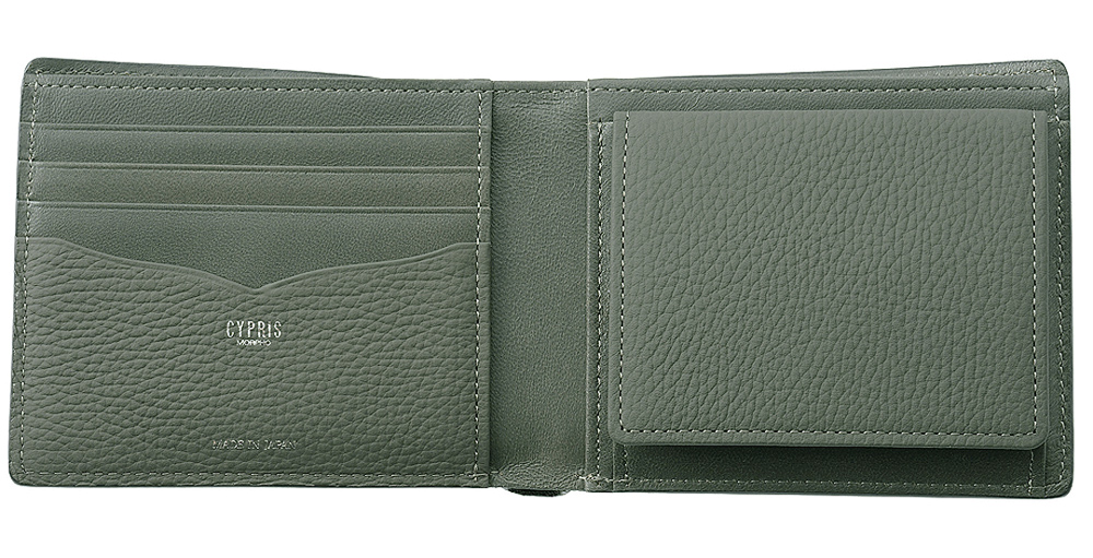 【キプリス】二つ折り財布(ＢＯＸ小銭入れ付き札入)■フォーミーキップ