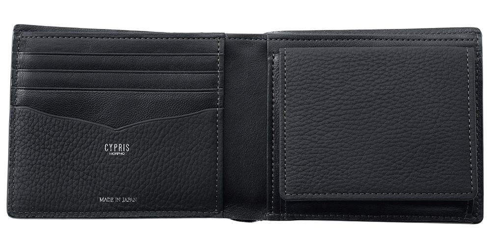 【キプリス】二つ折り財布(ＢＯＸ小銭入れ付き札入)■フォーミーキップ