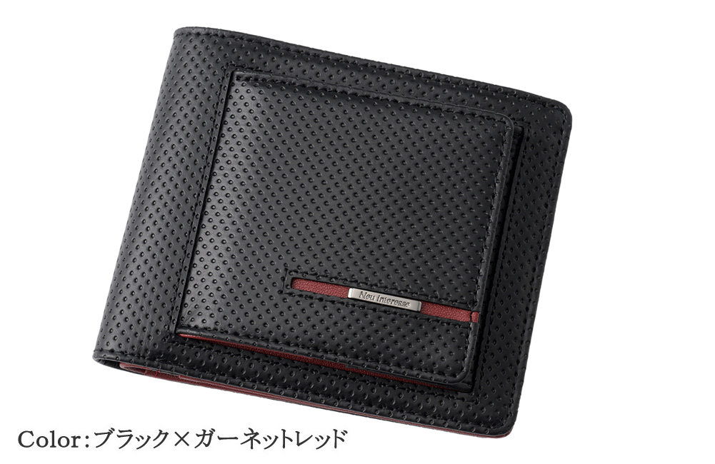 【ノイインテレッセ】二つ折り財布(外BOX小銭入れ付き札入)■シュティール