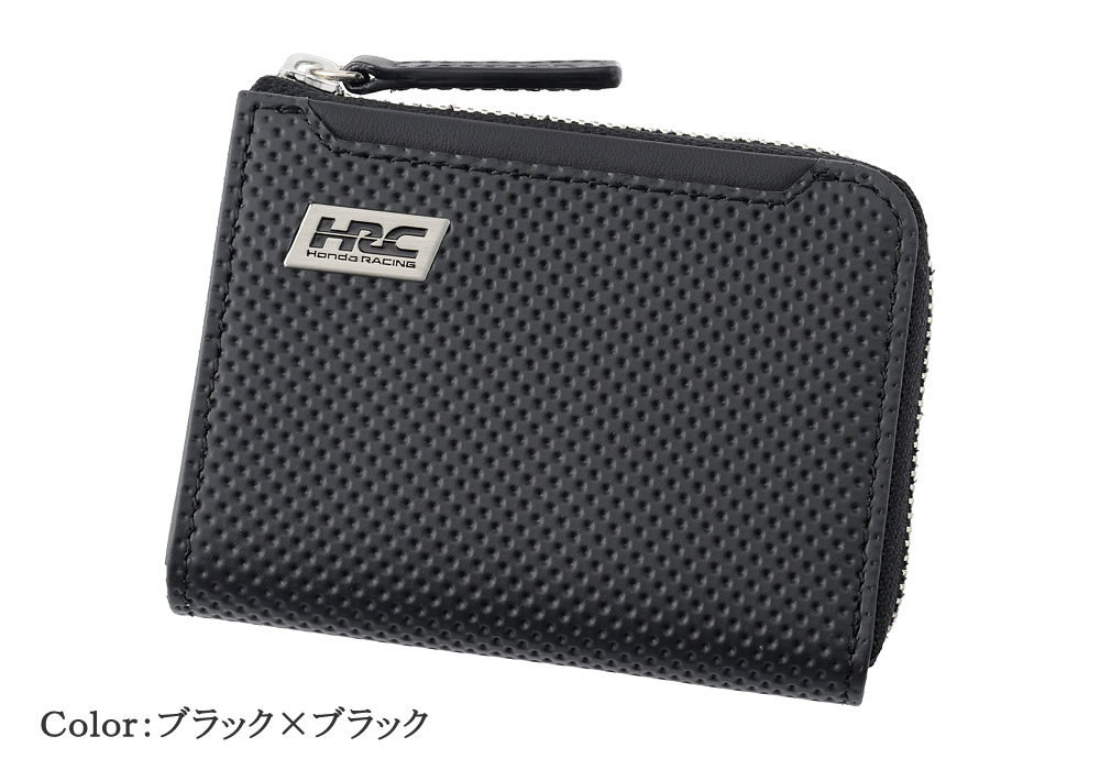 【ノイインテレッセ×HRC】小銭入れ■ＢＲ -Black＆Red-
