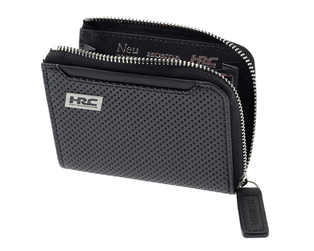 【ノイインテレッセ×HRC】小銭入れ■ＢＲ -Black＆Red-