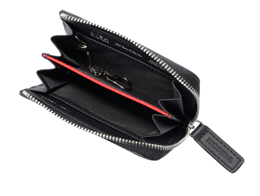 【ノイインテレッセ×HRC】小銭入れ■ＢＲ -Black＆Red-