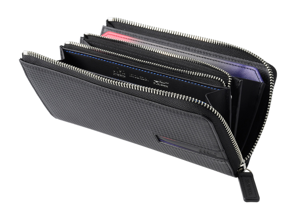 【ノイインテレッセ×HONDA×HRC】長財布(L字ファスナー)■グラディエント