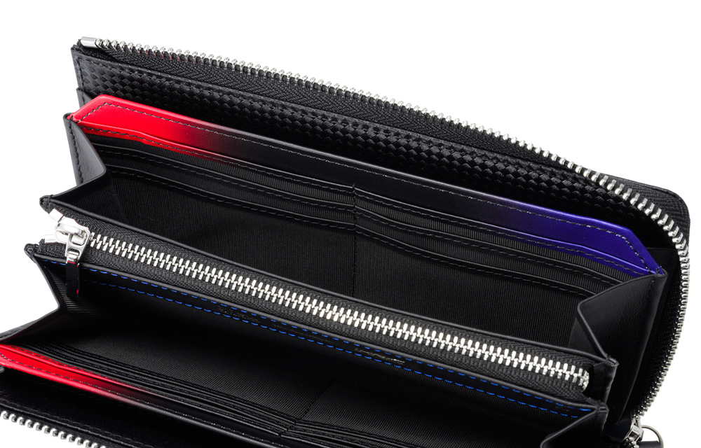 【ノイインテレッセ×HONDA×HRC】長財布(L字ファスナー)■グラディエント