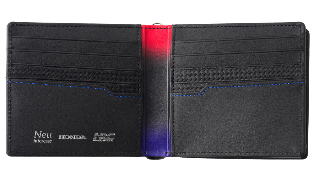 【ノイインテレッセ×HONDA×HRC】二つ折り財布(外BOX小銭入れ付き札入)■グラディエント