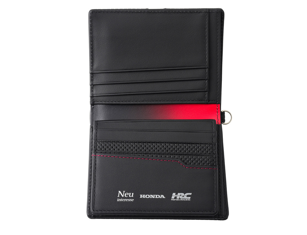 【ノイインテレッセ×HONDA×HRC】コンパクト札入(ＢＯＸ小銭入れ付き札入)■グラディエント