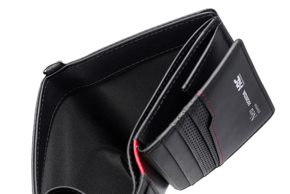 【ノイインテレッセ×HONDA×HRC】コンパクト札入(ＢＯＸ小銭入れ付き札入)■グラディエント