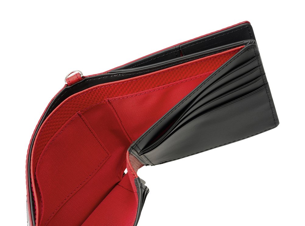 【ノイインテレッセ】二つ折り財布(外BOX小銭入れ付き札入)■イクス