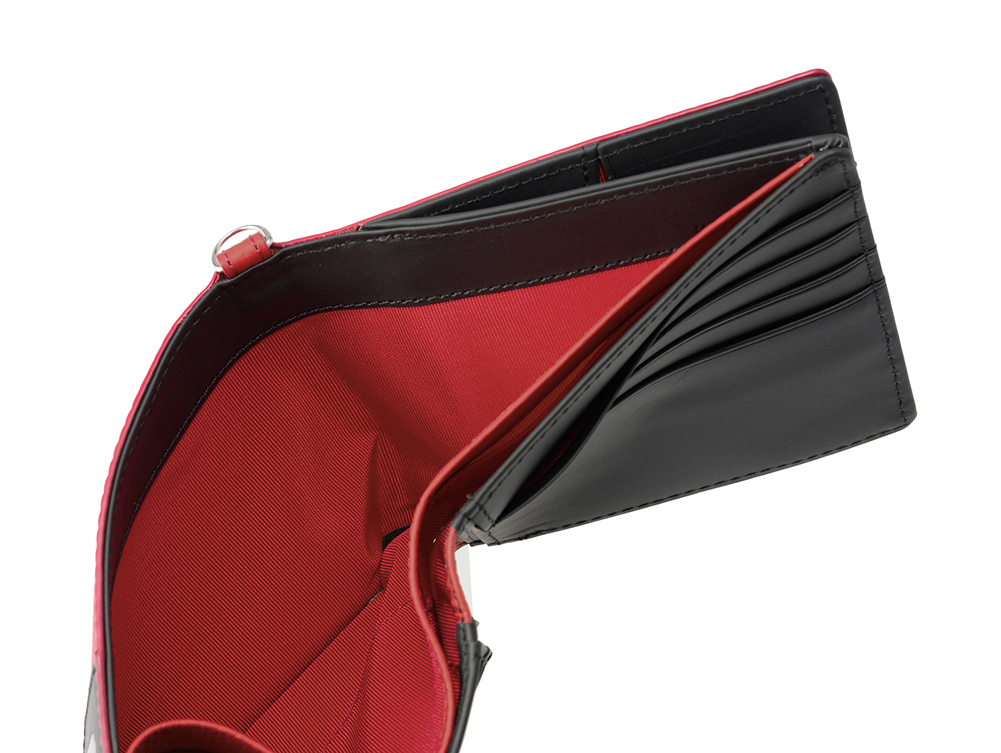 【ノイインテレッセ】二つ折り財布(外BOX小銭入れ付き札入)■イクス