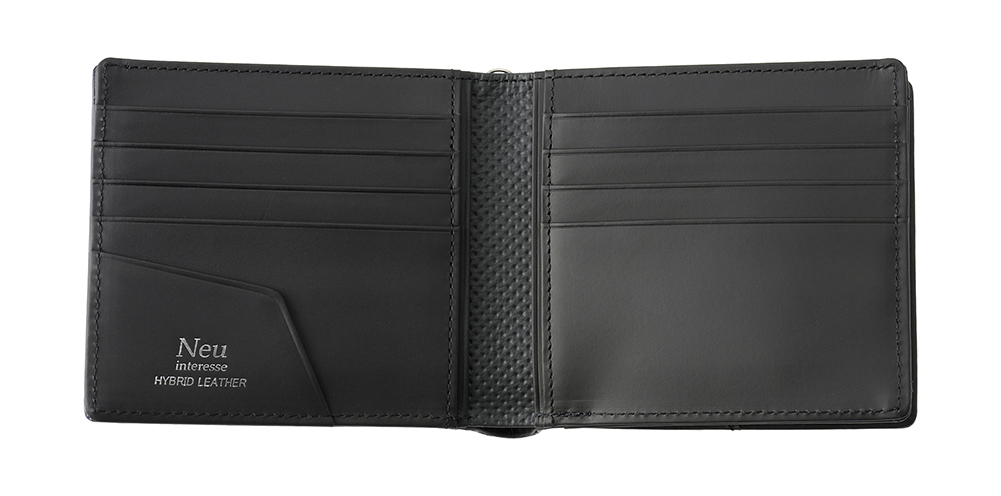 【ノイインテレッセ】二つ折り財布(外BOX小銭入れ付き札入)■イクス