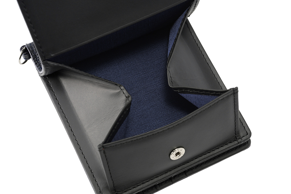 【ノイインテレッセ】二つ折り財布(外BOX小銭入れ付き札入)■イクス