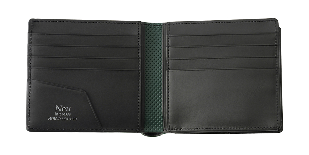 【ノイインテレッセ】二つ折り財布(外BOX小銭入れ付き札入)■イクス