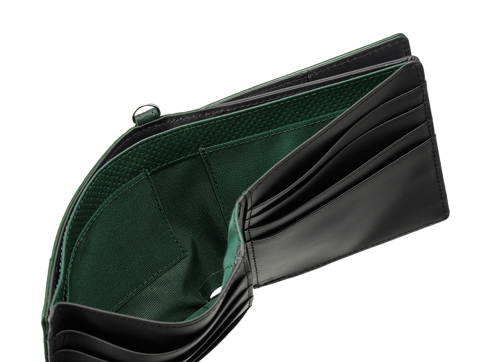 【ノイインテレッセ】二つ折り財布(外BOX小銭入れ付き札入)■イクス