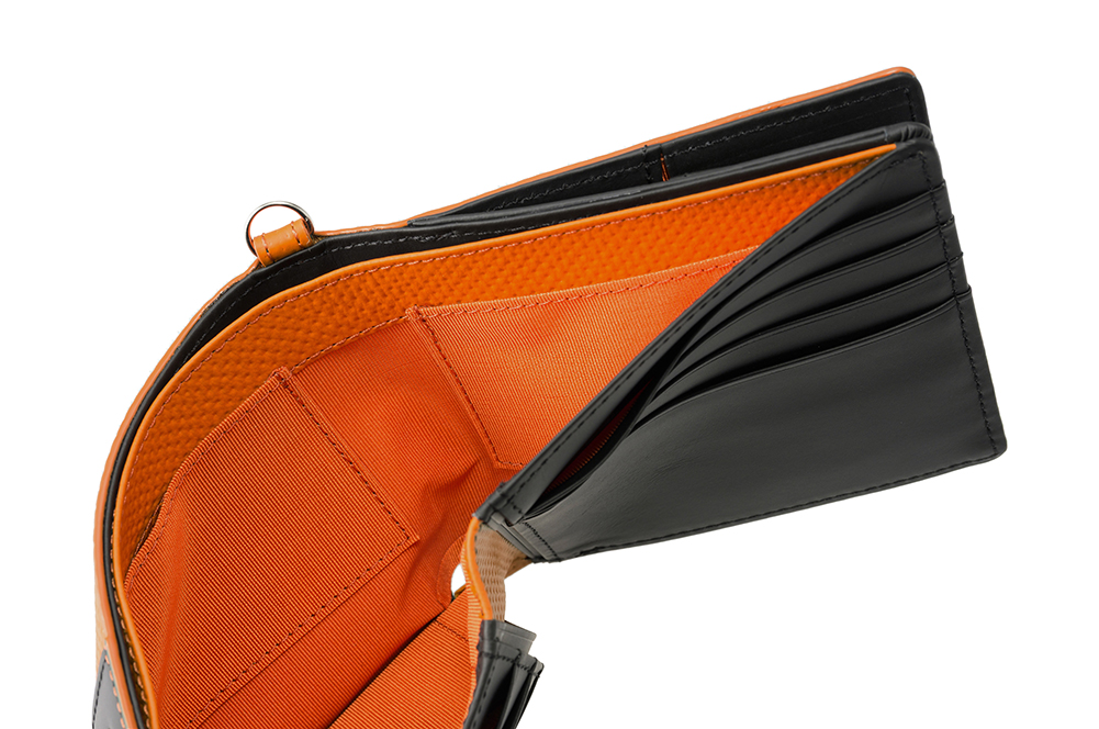 【ノイインテレッセ】二つ折り財布(外BOX小銭入れ付き札入)■イクス