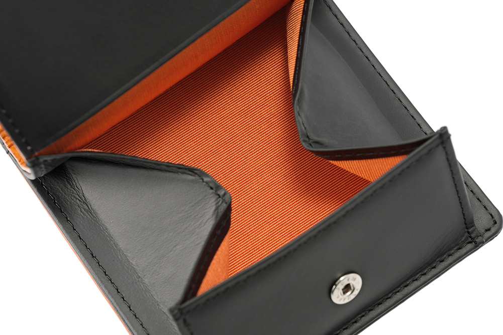 【ノイインテレッセ】二つ折り財布(外BOX小銭入れ付き札入)■イクス