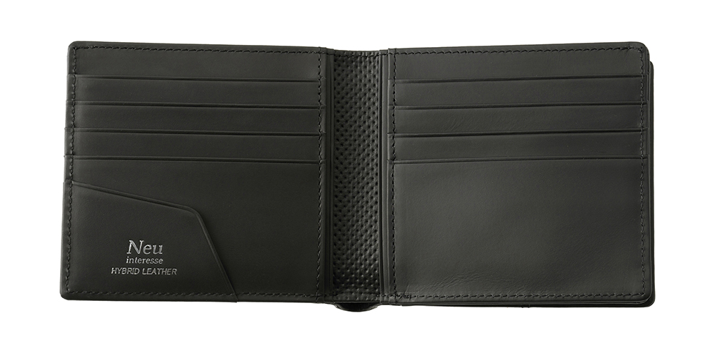 【ノイインテレッセ】二つ折り財布(外BOX小銭入れ付き札入)■イクス