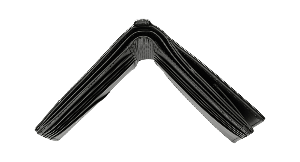 【ノイインテレッセ】二つ折り財布(外BOX小銭入れ付き札入)■イクス