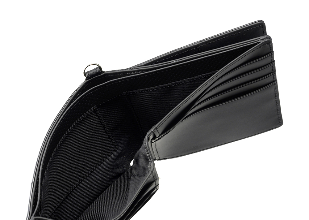 【ノイインテレッセ】二つ折り財布(外BOX小銭入れ付き札入)■イクス