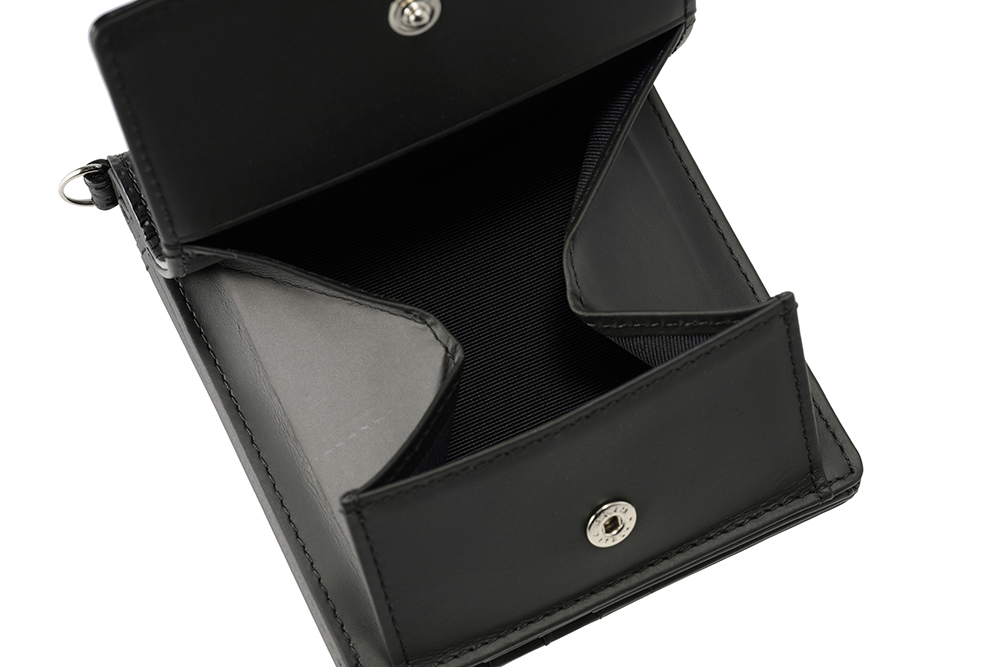 【ノイインテレッセ】二つ折り財布(外BOX小銭入れ付き札入)■イクス