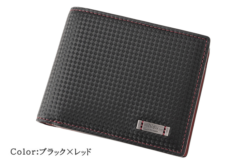 ノイインテレッセ】二つ折り財布(ベロ・小銭入れ付き札入)□ナハト