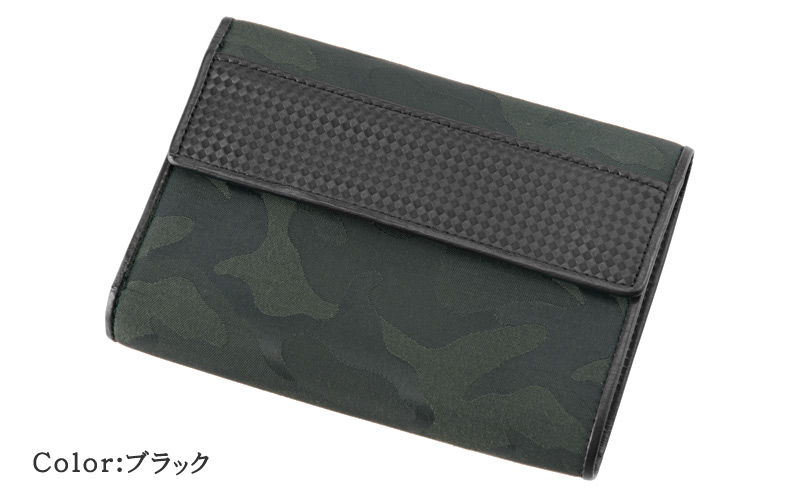 【ノイインテレッセ】三つ折り財布■ウッドランド 　CAMUFFAMENTO LABEL ｂｙ DA ISA