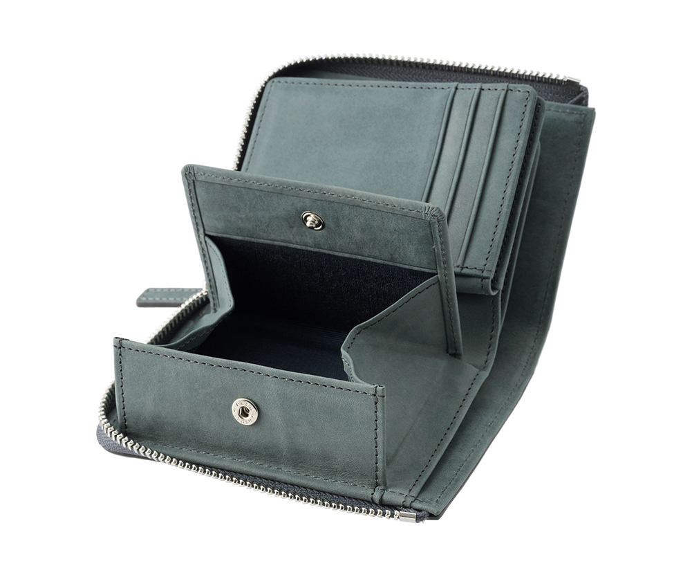 【ヘレナ】二つ折り財布(中ベロ付きミドルウォレット)■クレシータ