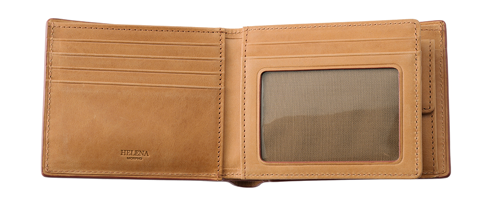 【ヘレナ】二つ折り財布(ベロ・小銭入れ付き札入)■クレシータ