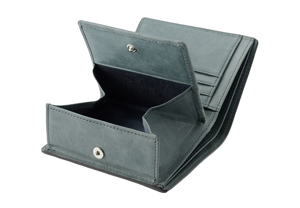 【ヘレナ】二つ折り財布(ＢＯＸ小銭入れ付き・コンパクト札入)■クレシータ