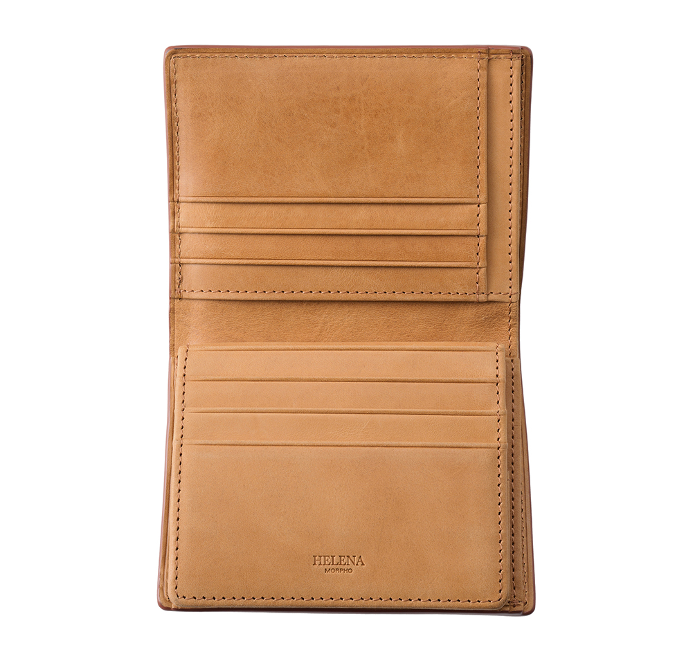 【ヘレナ】二つ折り財布(ＢＯＸ小銭入れ付き・コンパクト札入)■クレシータ
