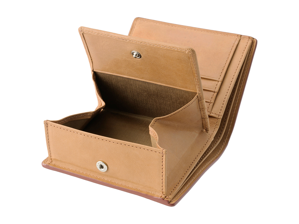 【ヘレナ】二つ折り財布(ＢＯＸ小銭入れ付き・コンパクト札入)■クレシータ