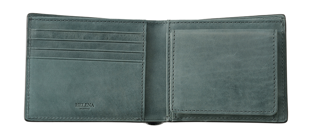 【ヘレナ】二つ折り財布(ＢＯＸ小銭入れ付き札入)■クレシータ