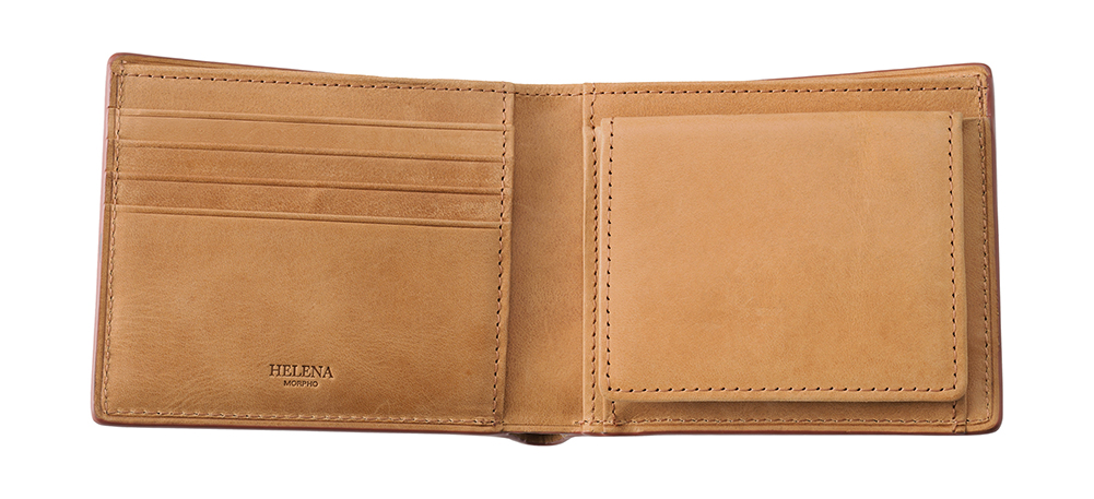 【ヘレナ】二つ折り財布(ＢＯＸ小銭入れ付き札入)■クレシータ