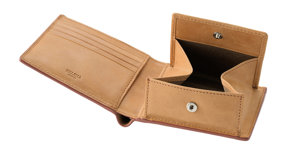 【ヘレナ】二つ折り財布(ＢＯＸ小銭入れ付き札入)■クレシータ