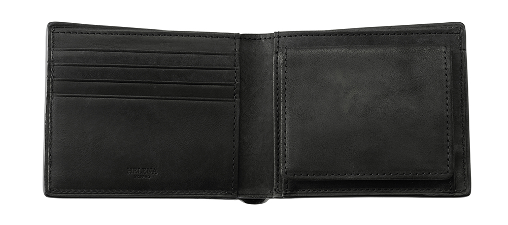 【ヘレナ】二つ折り財布(ＢＯＸ小銭入れ付き札入)■クレシータ